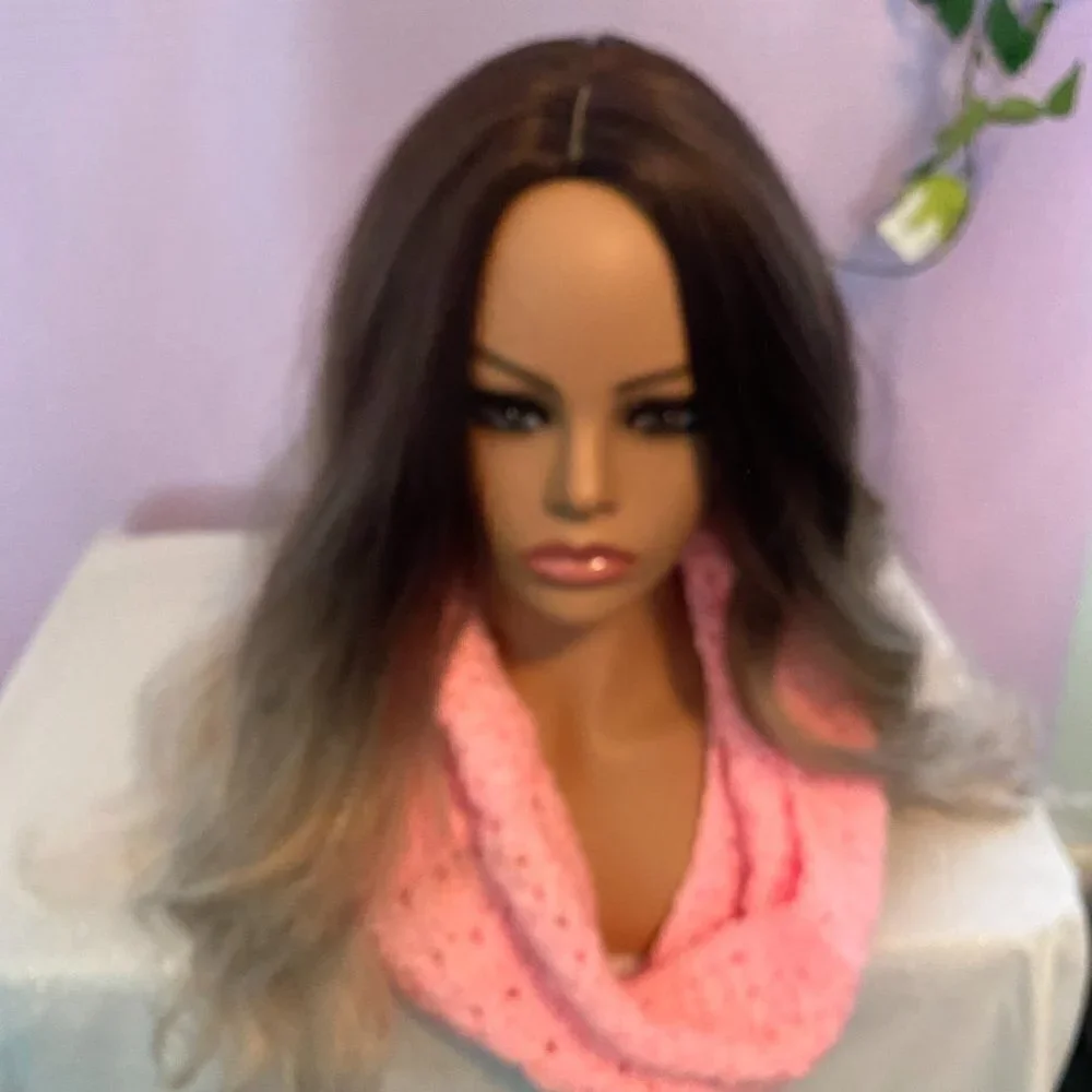 NWT Loretta Ann Creations Gorgeous Pink Cowl Scarf